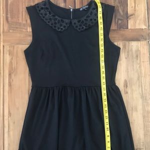 Macy’s Black sequin collared dress